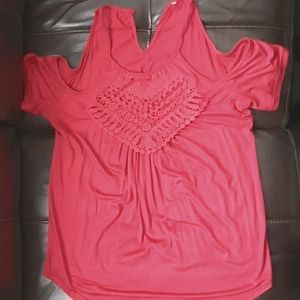 Cold shoulder top